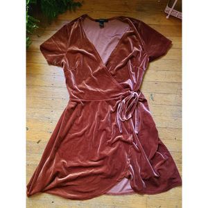Velvet Wrap Dress